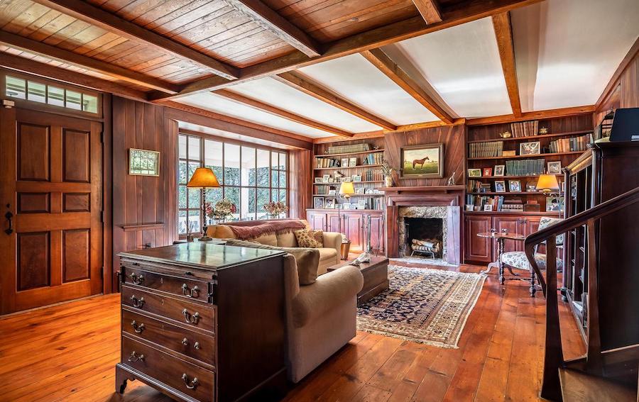 house for sale 1849 Chester Springs farm living room 