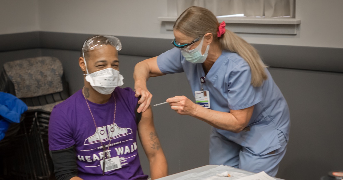 A Look at the First COVID-19 Vaccination at Einstein Medical Center