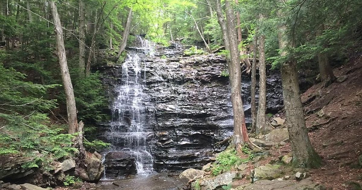 Just Listed in the Poconos FiveAcre Bear Creek Waterfall Lot for Sale