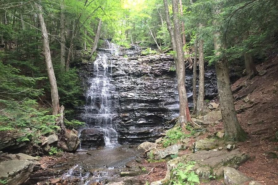 lot for sale bear creek waterfall buttermilk falls at low flow