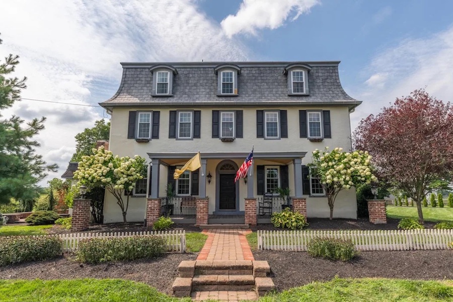 house for sale Worcester expanded farmhouse front elevation