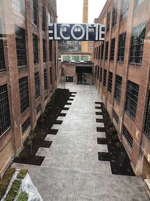 j-centrel apartment profile interior courtyard