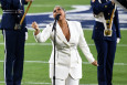 jazmine sullivan singing the national anthem at the super bowl