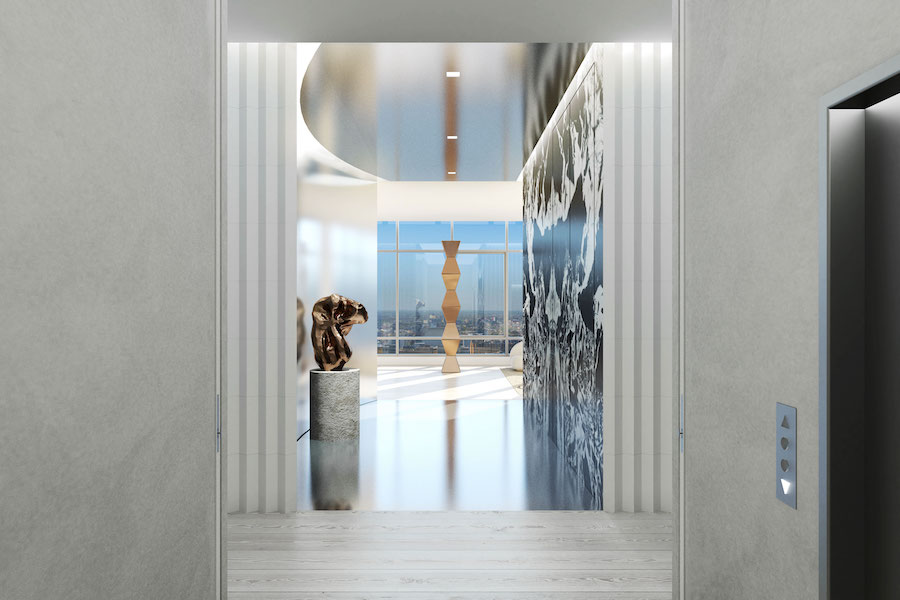 condo for sale residences at the ritz penthouse foyer