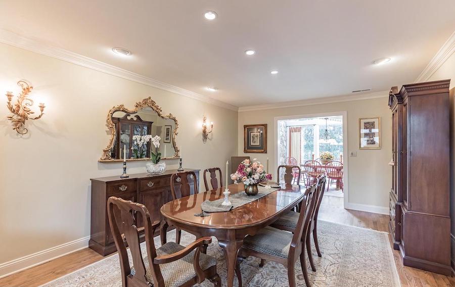 house for sale Bryn Mawr contemporary classical dining room