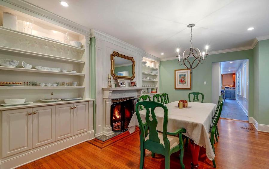 house for sale Rittenhouse Square Delancey street townhouse dining room
