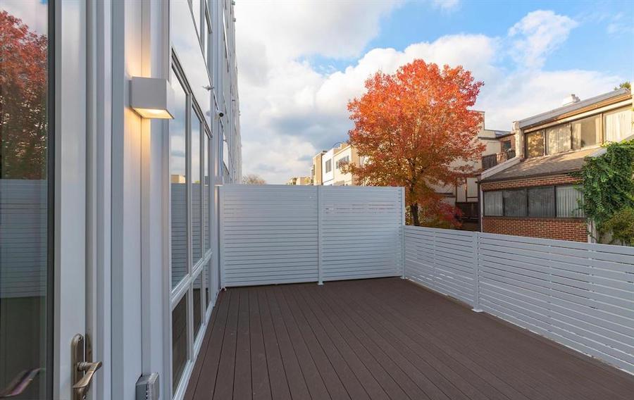 house for sale Rittenhouse Square new construction townhouse rear deck