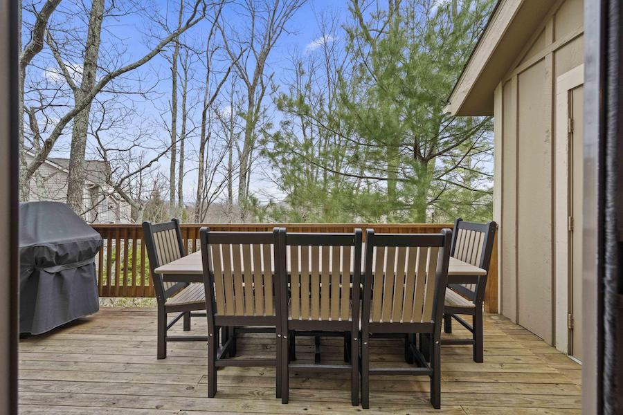 house for sale tannersville contemporary traditional house deck