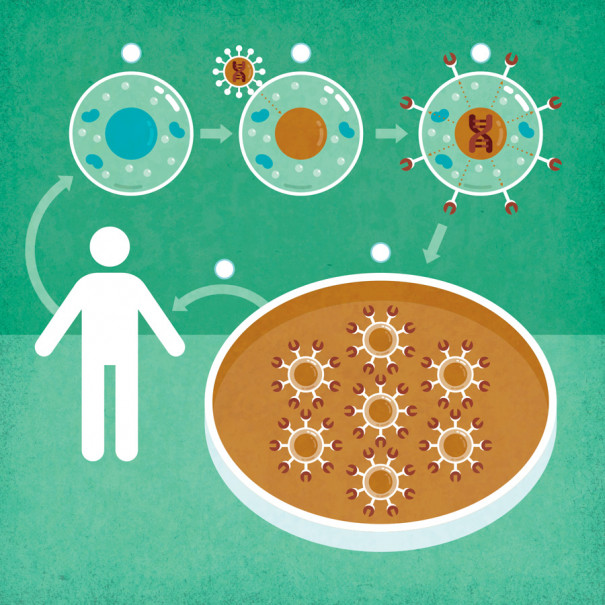 gene therapy cartoon