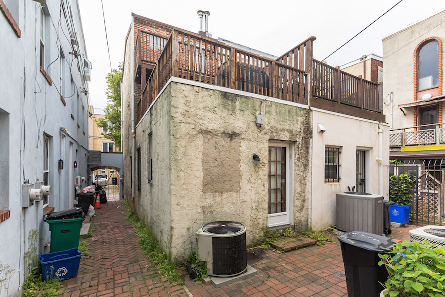 rear patio