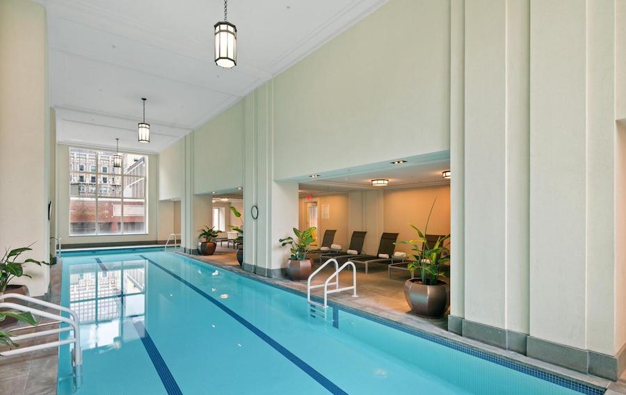 indoor lap pool