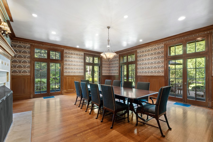 house for sale Merion Station Italianate dining room