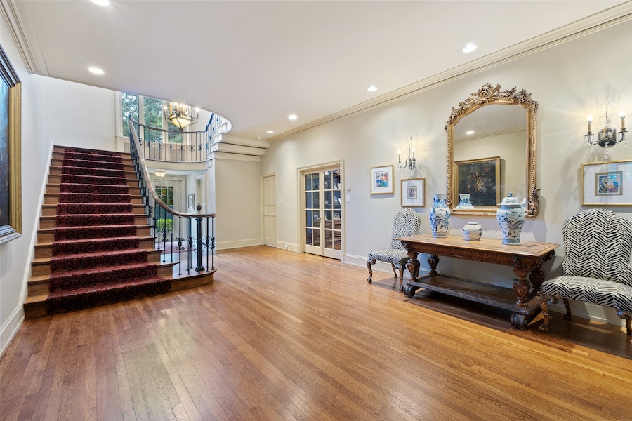 house for sale Merion Station Italianate foyer and entrance hall