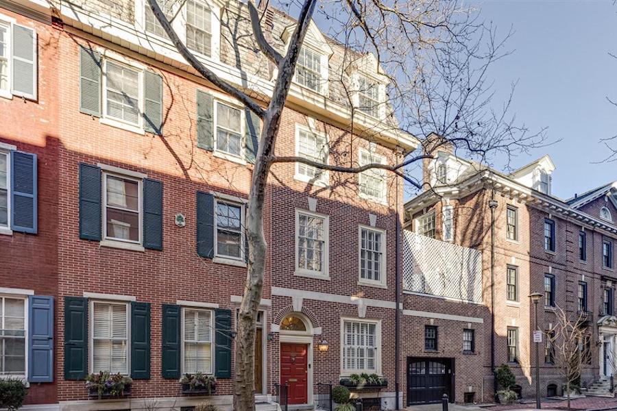 house for sale Delancey Street rebuilt townhouse exterior frontqq