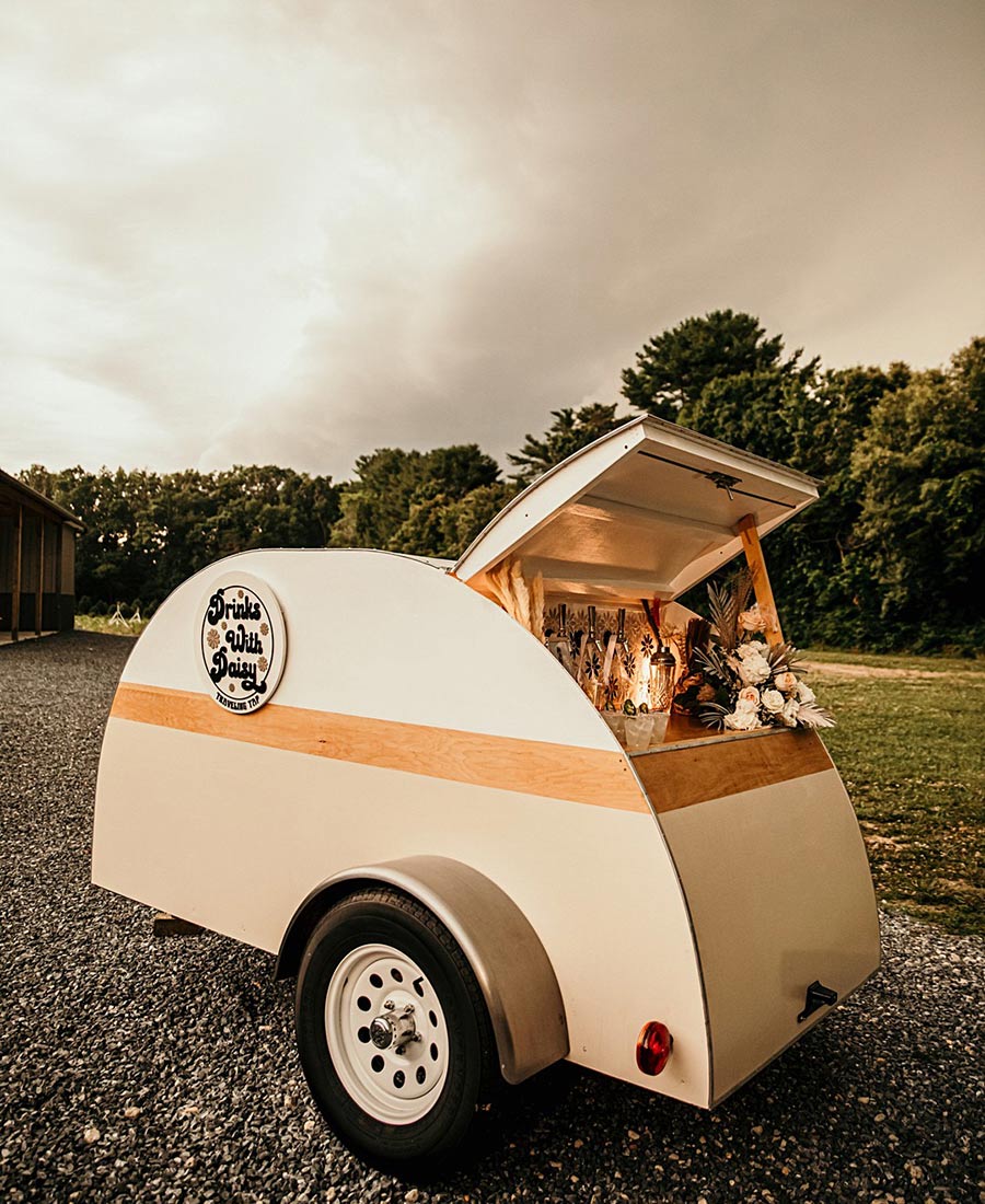All the Mobile Bar Carts That Will Come to Your Philly Wedding