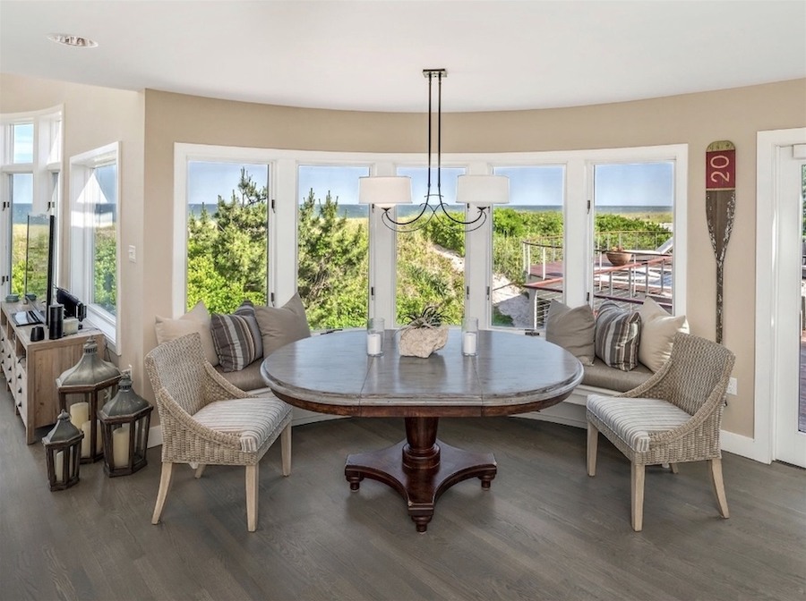 house for sale loveladies modern oceanfront manor breakfast nook