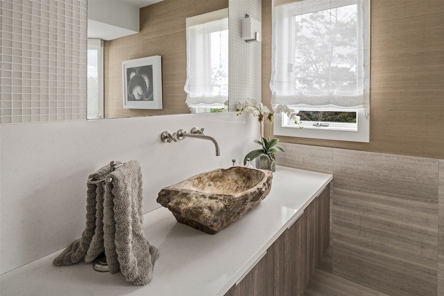 powder room vanity