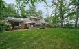 house for sale Paupack lakeside contemporary exterior rear