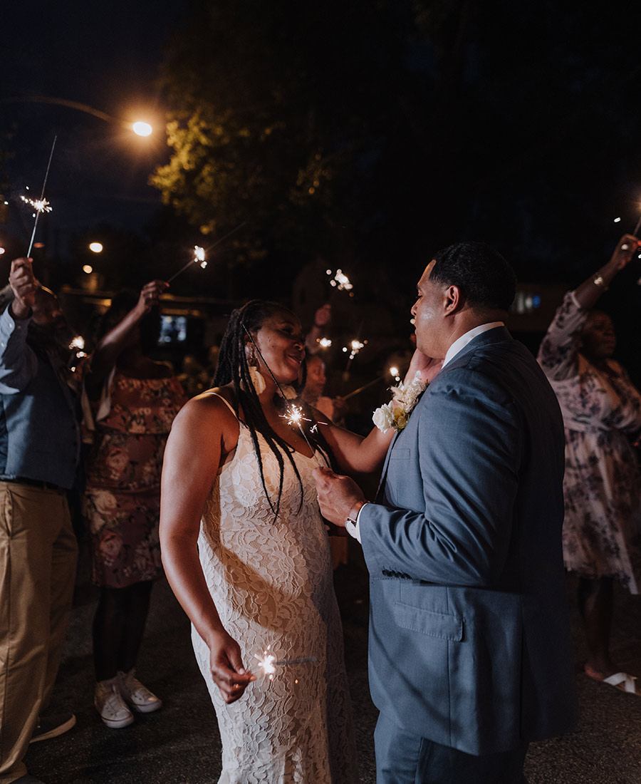 A Summertime Festival-Themed Northeast Philly Block-Party Wedding