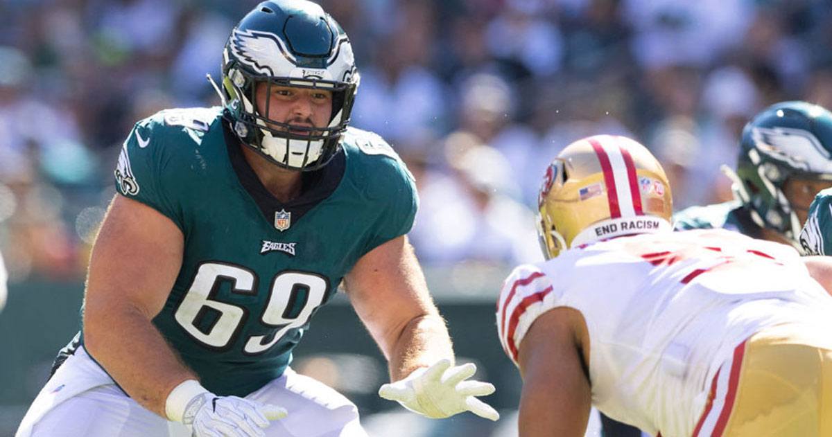 Eagles' Lane Johnson, Landon Dickerson lining up to play Super Bowl