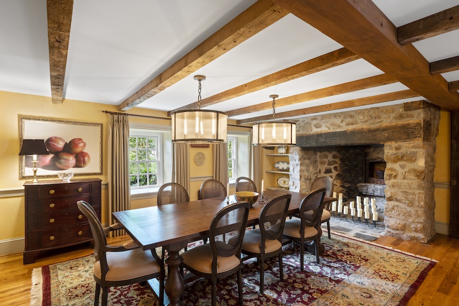 house for sale updated st. davids colonial dining room