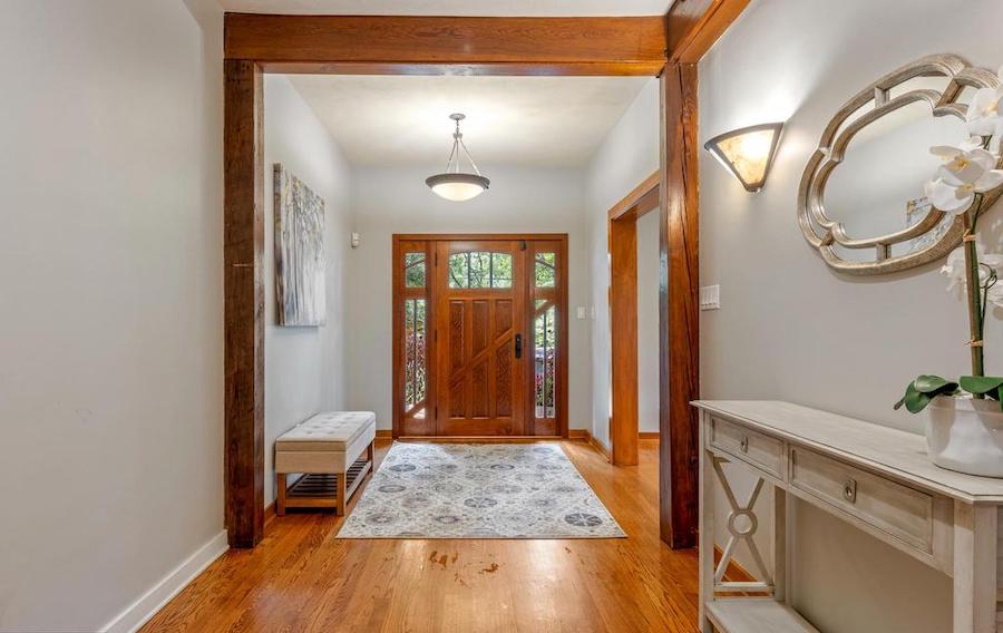 house for sale wilmington carriage house foyer