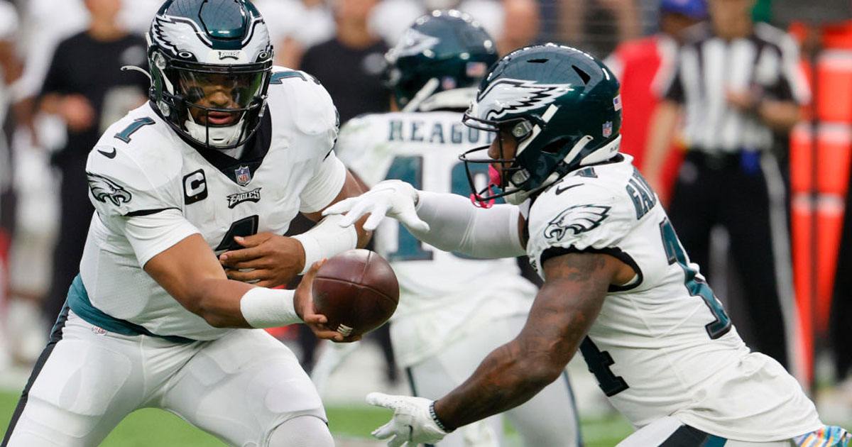 See Philadelphia Eagles loss to Las Vegas Raiders, 33-22 — NFL, Week 7