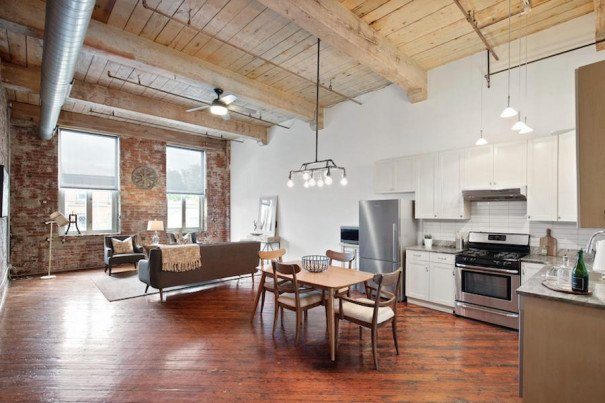 Picture of This industrial-inspired penthouse loft boasts chic interiors and ...