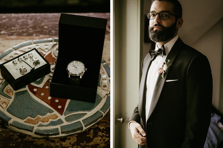 groom getting ready