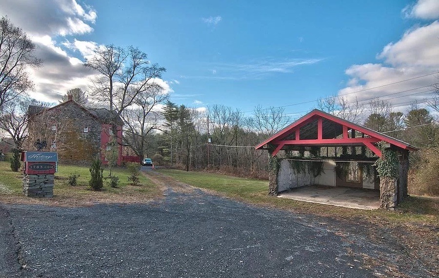 driveway entrance to basement apartment