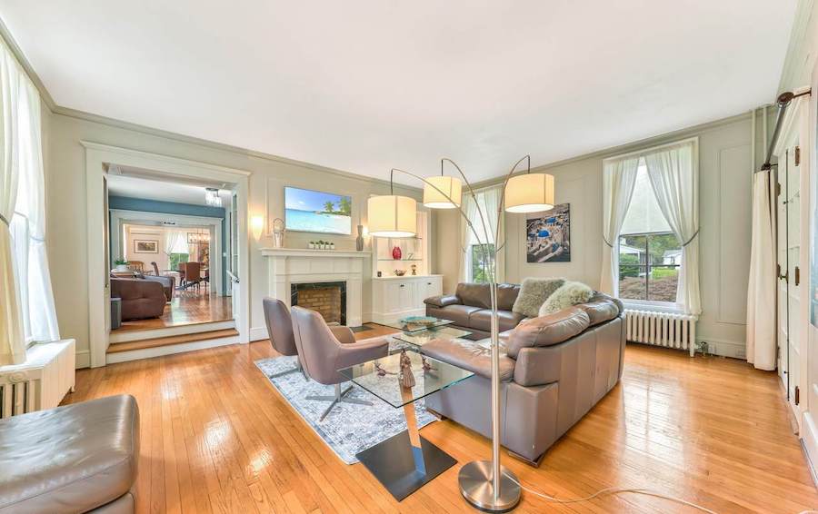 house for sale milford colonial family room