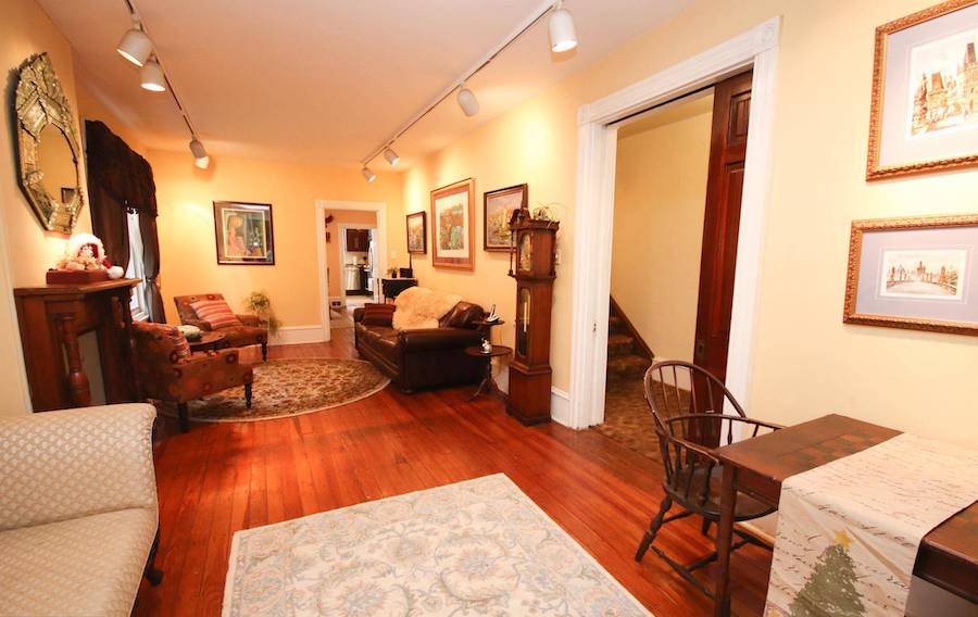 house for sale restored phoenixville victorian living room