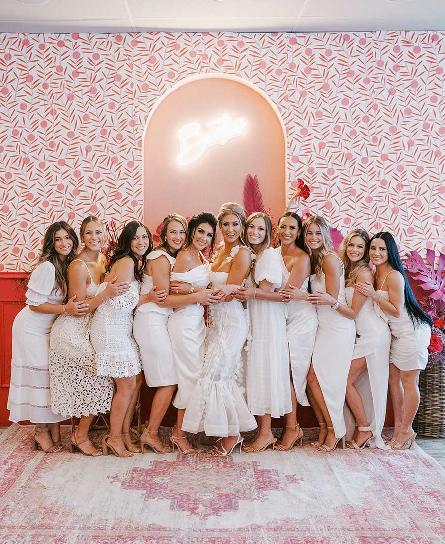 A Philly Fashion Blogger'S All-Pink Union League Golf Club Bridal Shower