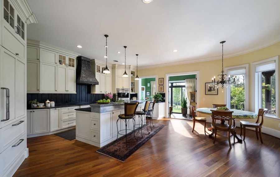 house for sale hopewell french gothic mansion kitchen and breakfast nook