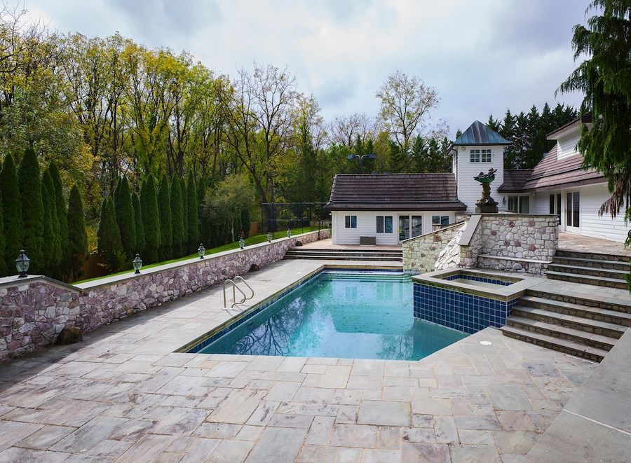 pool and hot tub