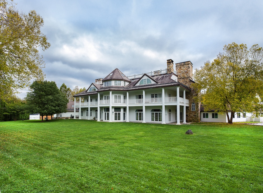 house for sale malvern colonial mansion rear exterior