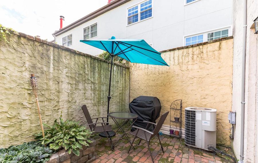 queen village extended alley trinity house for sale rear patio