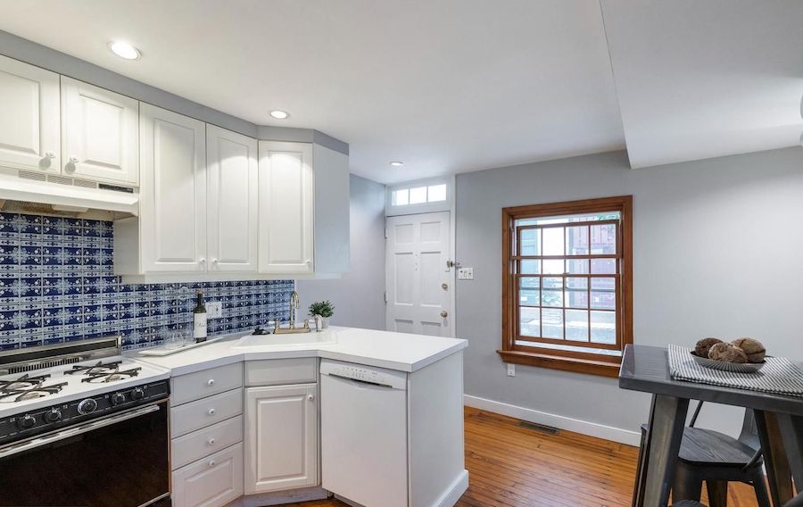 house for sale washington square west gated alley trinity kitchen