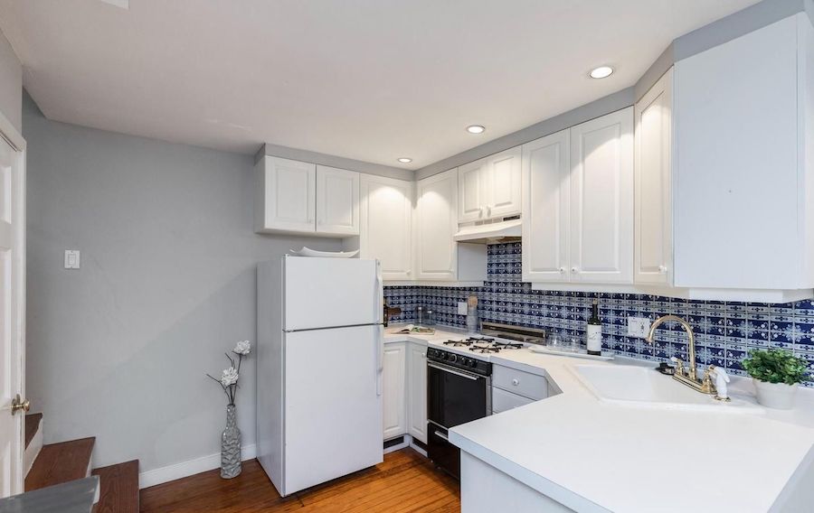house for sale washington square west gated alley trinity kitchen