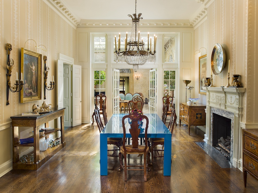 house for sale rittenhouse square federal townhouse formal dining room