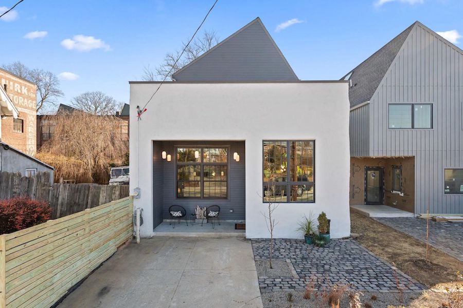 house for sale repurposed germantown garage exterior front