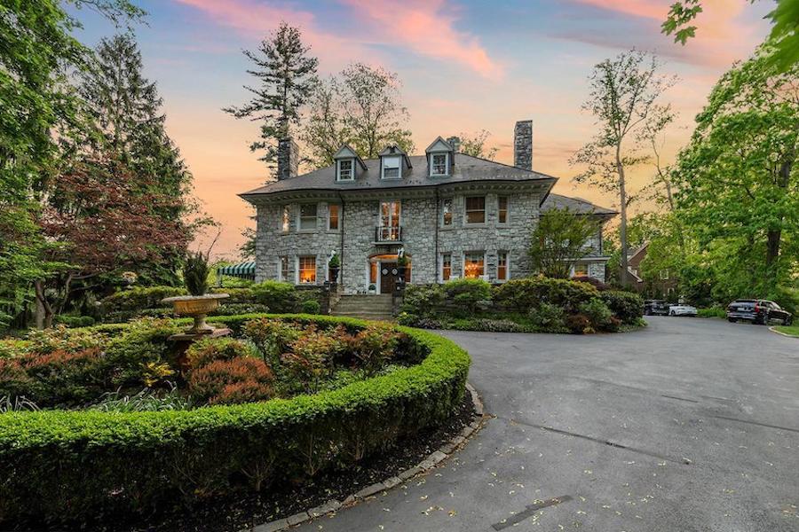 house for sale wayne stone colonial exterior front