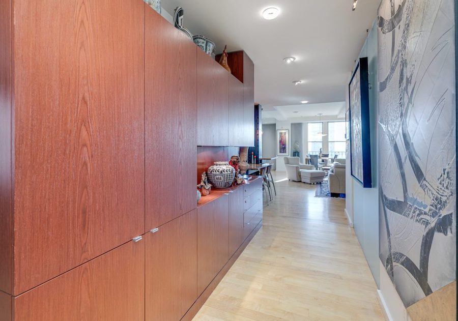 co-op for sale rittenhouse square modern entrance hall
