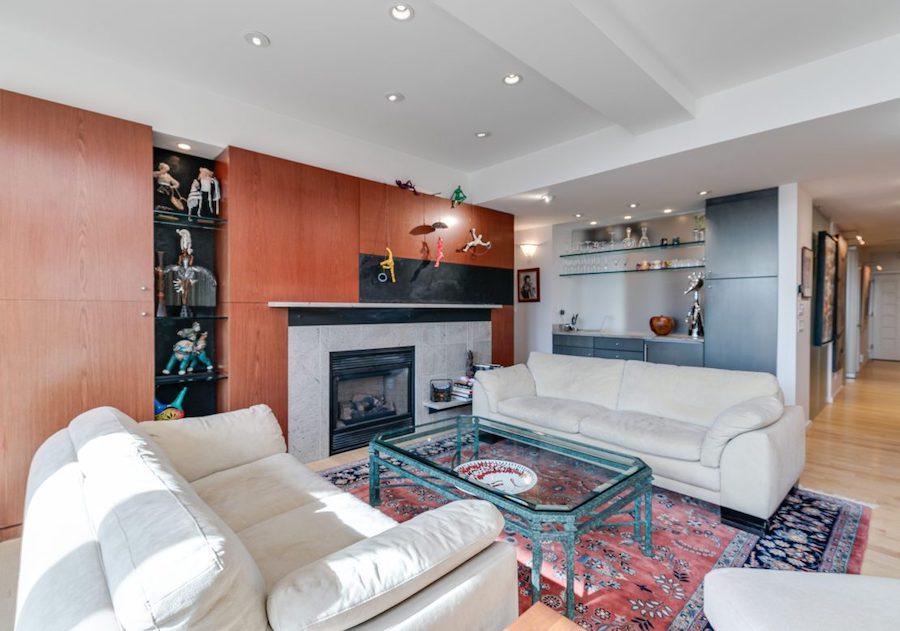 co-op for sale rittenhouse square modern living room