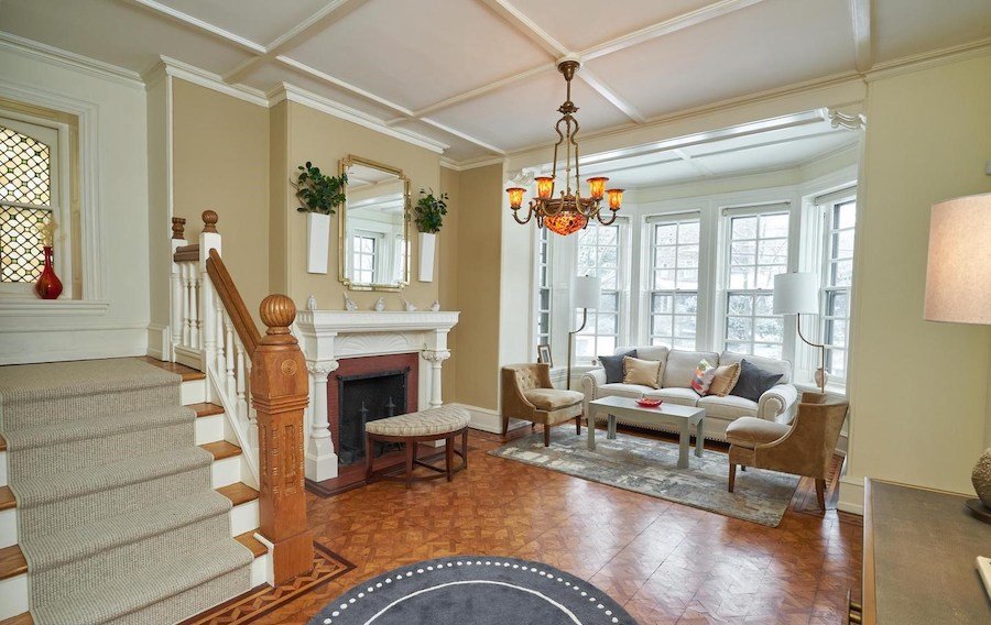house for sale chestnut hill stone victorian front parlor