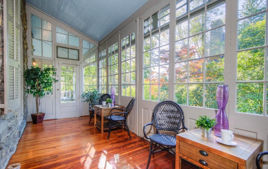 house for sale chestnut hill stone victorian sunroom