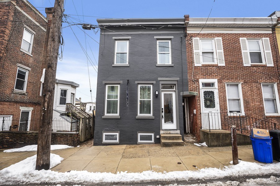 house for sale manayunk renovated workingman's rowhouse exterior front
