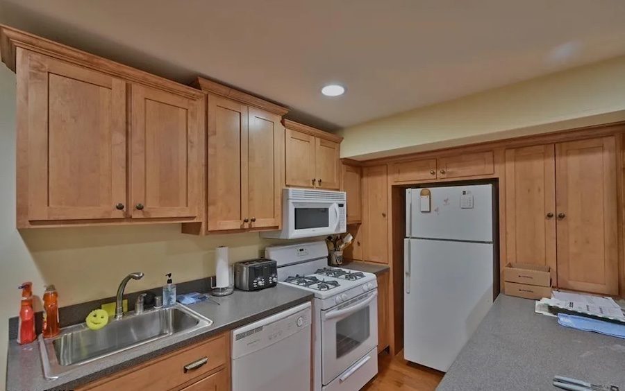 basement apartment kitchen