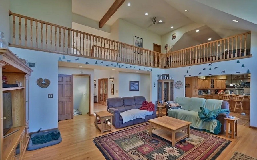 newfoundland cape cod estate house for sale great room