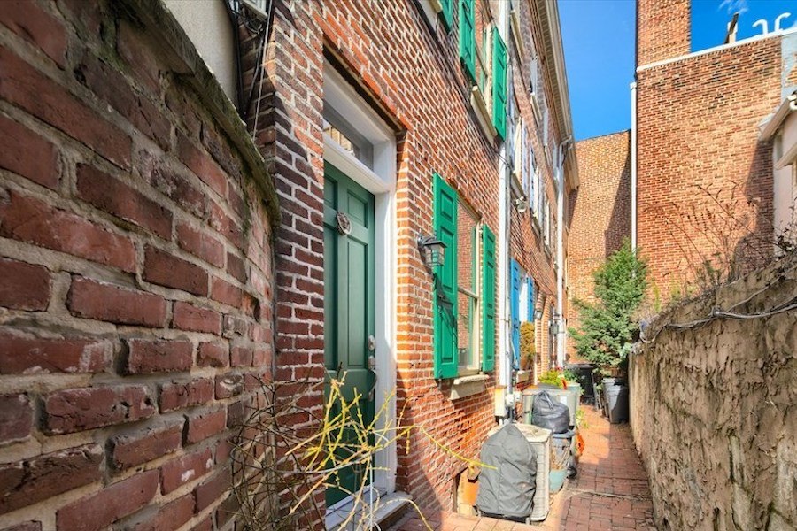 house for sale queen village renovated alley trinity exterior front